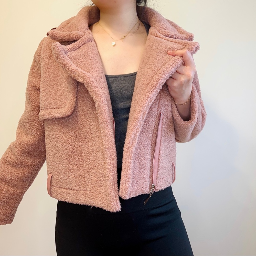 Pink Teddy Jacket